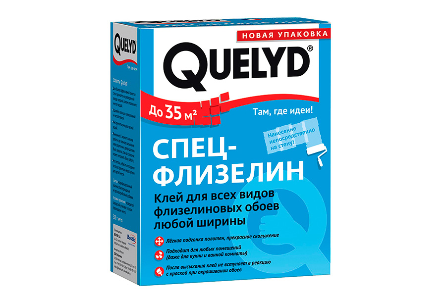Клей обойный Quelyd Спец-Флизелин 300 гр.
